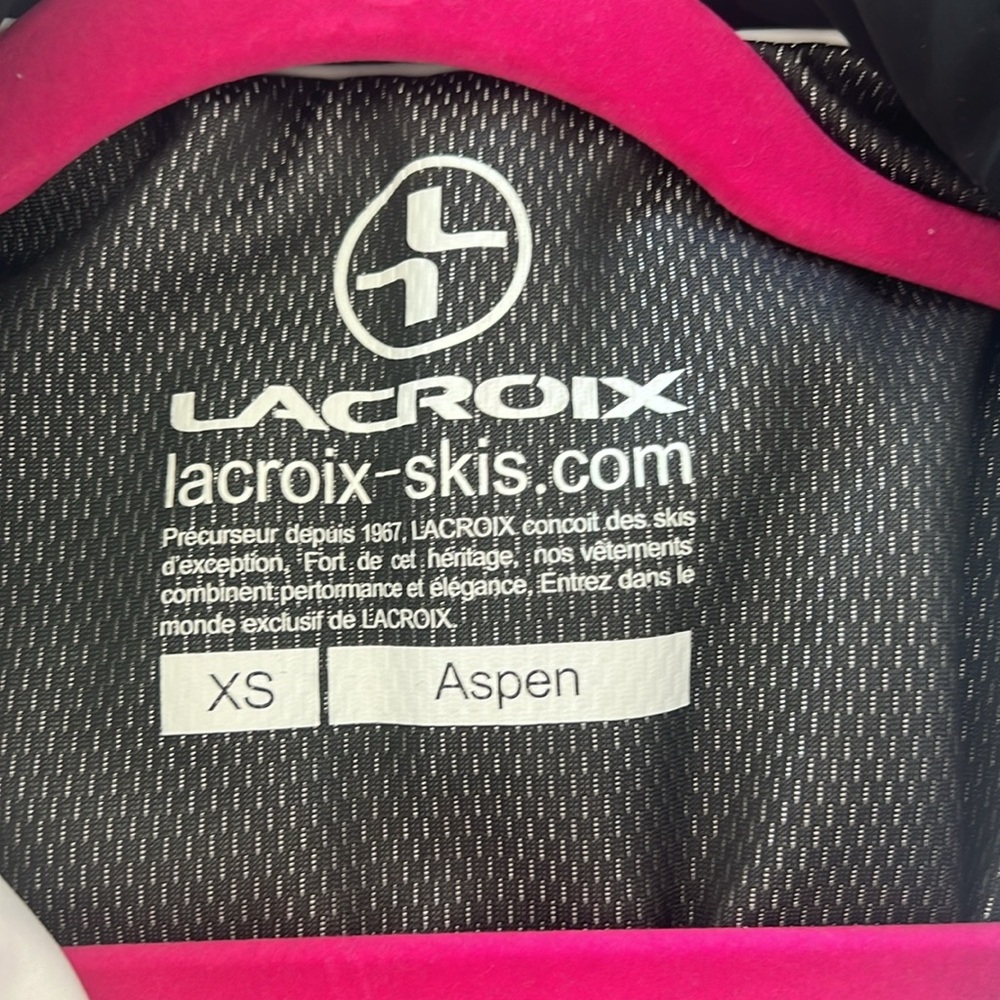 Women's White and Black Ski Jacket - Picture 4 of 4